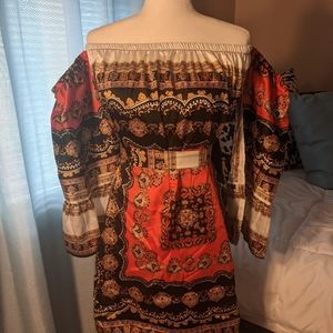 New women's off the shoulder dress